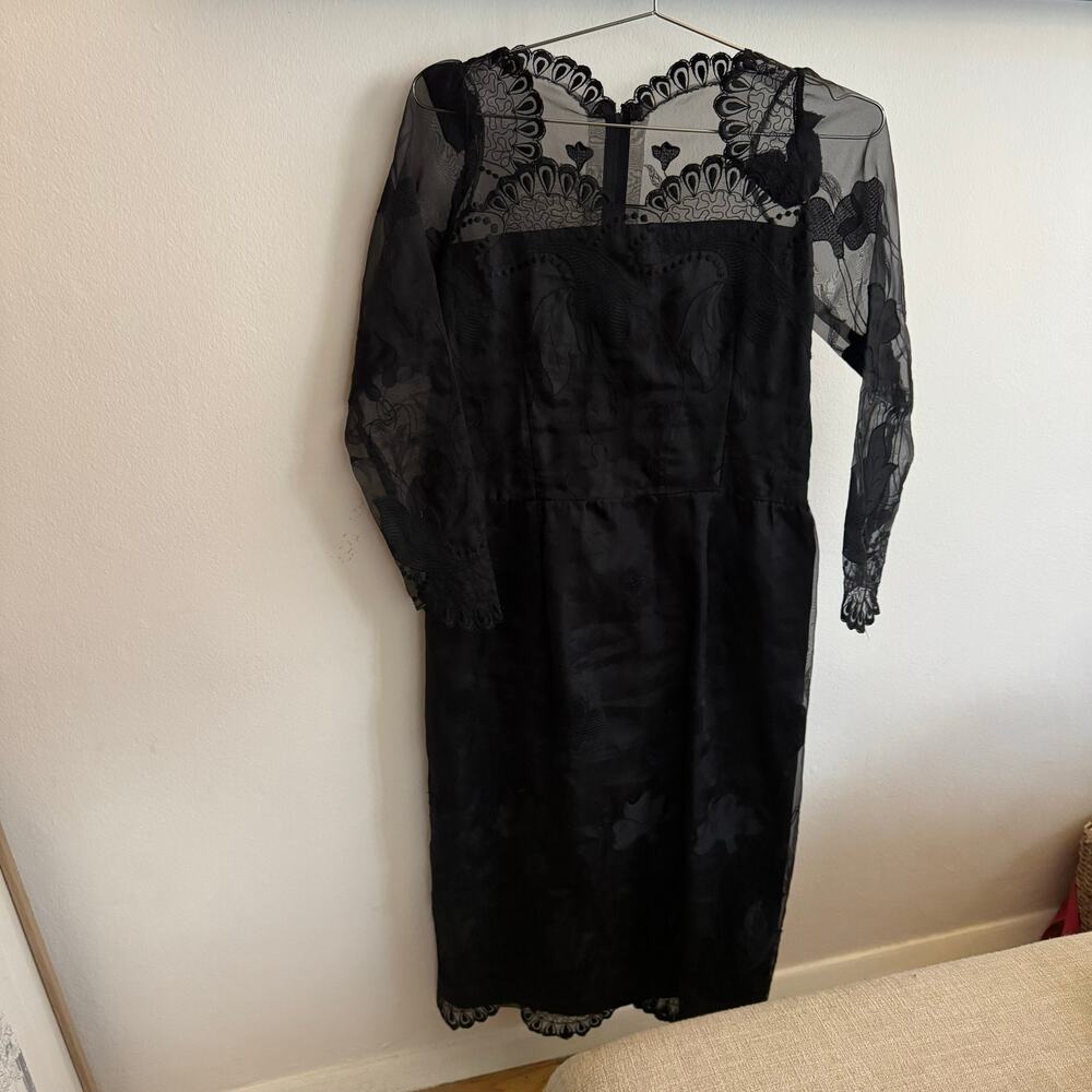 Vintage black long sleeve dress
